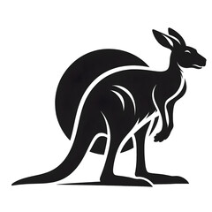 kangaroo vector illustration