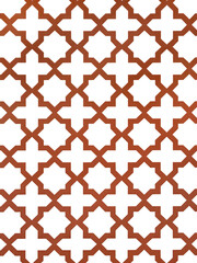 Naklejka premium stylish geometric metallic pattern on a white background. close-up. barrier concept, repeating pattern, design material, rich background