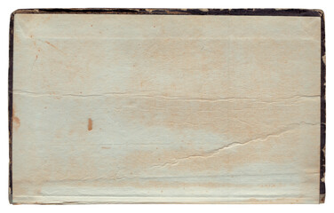 Vintage background of old ancient torn paper texture isolated