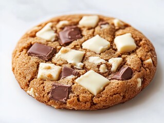 cookies on a white background, homemade chocolate cookies, crumbl cookies on a white background