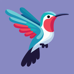 MobileVibrant Hummingbird Logo – Colorful, Elegant, and Modern Vector Design