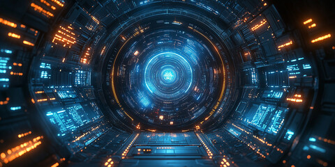 Fototapeta premium Technology background