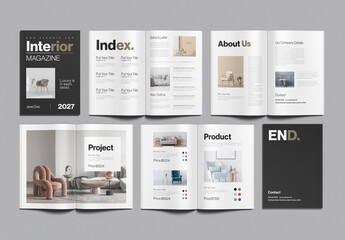 Interior Design Magazine Template