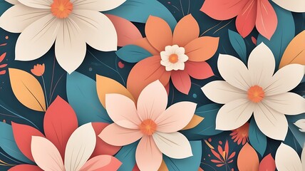 Layered petals creating a floral abstract background.