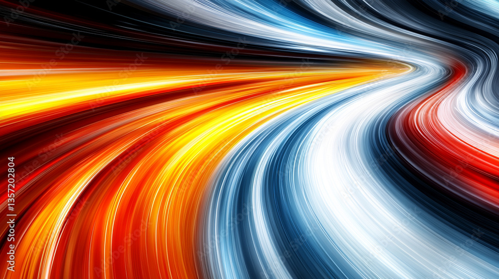 Poster a blur of yellow and red gradient background symbolizing creativity and transformation, with soft tr