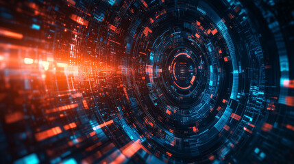 Obraz premium Technology background