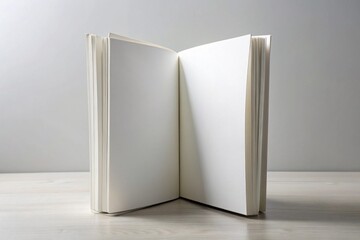 Blank Cover Of Magazine, Book, Booklet, Brochure Template  generative ai