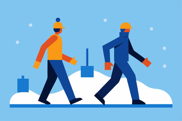 construction workers on a construction site