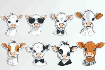 Obraz premium cow designs