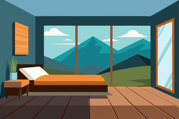 empty room with a window