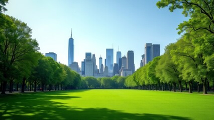 Fototapeta premium New York City From Central Park