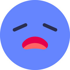 Sad Emoji Flat Icon