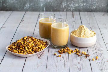 Sattu drinks are protein-rich, refreshing beverages made from roasted gram flour, mixed with water,...