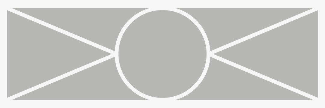 Collage templete with circle. Layout panel, storyboard