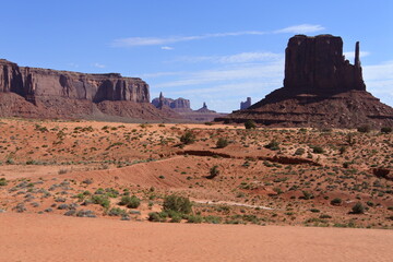 Der West Mitten Butte im Monument Valley
