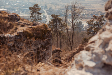 ruins of the medieval Khust Castle