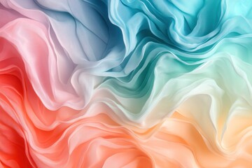 Obraz premium Abstract gradient background with soft mint and peach, gradient teal and violet, featuring a highly detailed, ideal for modern and elegant designs.