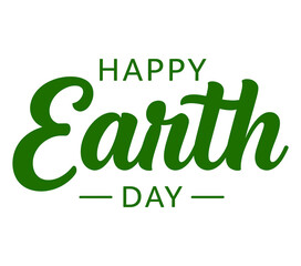 Fototapeta premium Happy Earth Day graphic design
