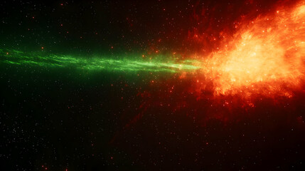 Cosmic Clash of Fire and Ice