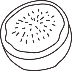 Doodle Fig Half Fruit