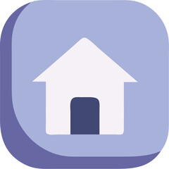 Smart Home Icon for Connected Devices and Home Automation Technology Systems