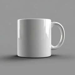 Obraz premium Blank White Mug - Modern Design