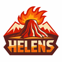 vector illustration of a burning house