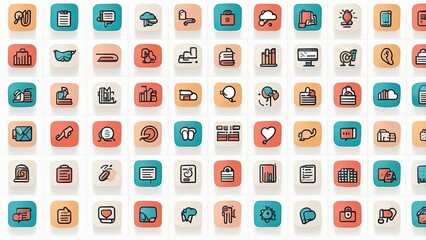 "Vector Icons of Entertainment and Celebration: Editable Stroke Designs for Parties, Concerts, Weddings, and More"