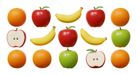 Sliced Apple Background