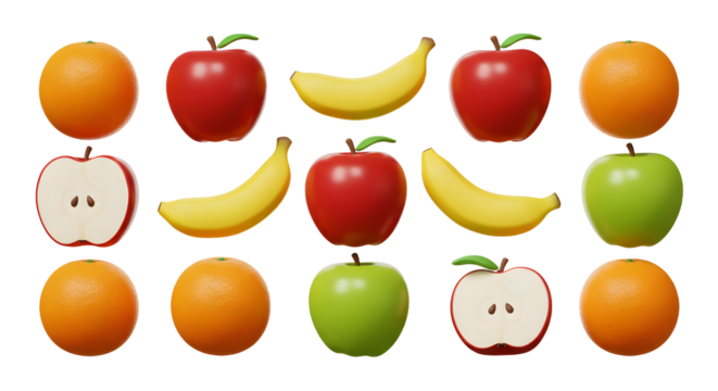 Sliced Apple Background