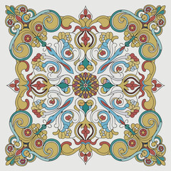 Naklejka premium vector illustration hires Collection of High-Resolution Abstract Ramadan Islamic Seamless ornament Patterns with Diverse Designs and Textures 