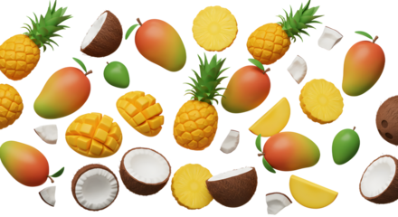 Tropical Fruit Arrangement