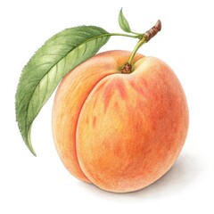 apricots with leaves