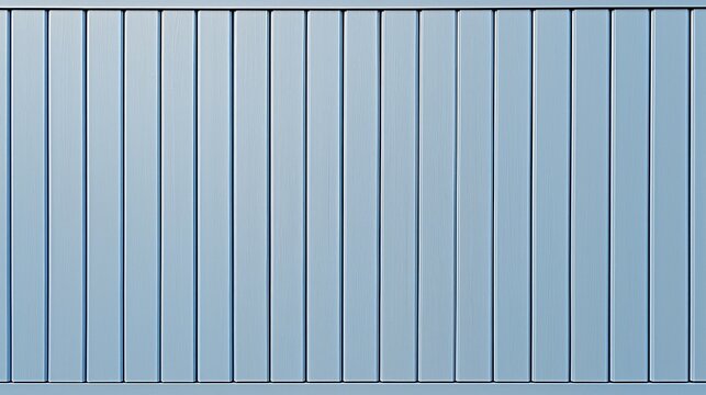 minimalist composition of baby blue wooden slats with slight spacing, allowing a hint of background light to peek through. baby blue, wooden slats, slight spacing, background light, minimalist, 
