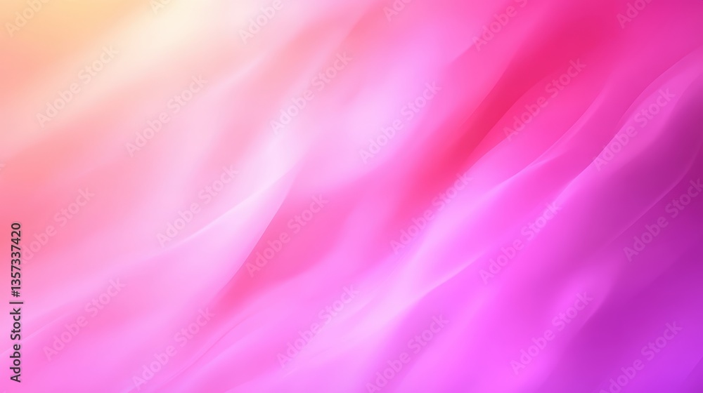 Poster dreamy abstract background with soft pink purple white gradient flowing blurred lines creating ether