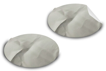 Smooth Blank Sticker Texture Set for Product Labels