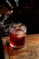 smoked negroni
