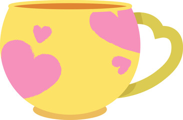 Tea Cup With Hearts
