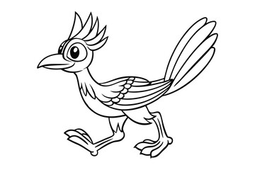 Bird coloring book for kids 