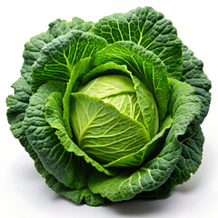 Obraz premium cabbage isolated on white