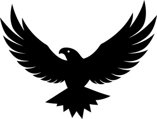 eagle with wings vector illustration