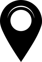 map pointer icon vector