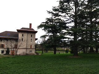 Fototapeta premium old castle tower