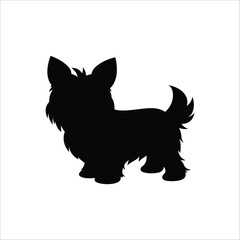 Dog silhouette vector illustration, Silhouette of a Dog