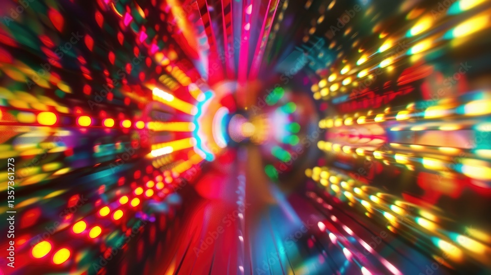 Poster a mesmerizing blend of vivid colors creates a dynamic blur effect, perfect for artistic backgrounds 