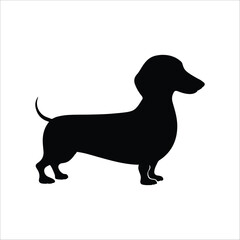 Dog silhouette vector illustration, Silhouette of a Dog