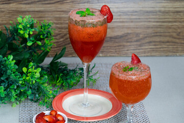 strawberry mint mojito delicious and refreshing