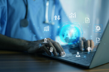 Data analytics tools help doctors analyze trends in patient outcomes and population health.