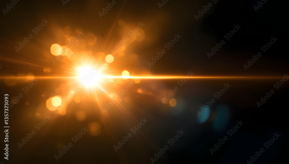 Poster a stunning burst of light creating a dramatic visual effect, perfect for backgrounds or design proje