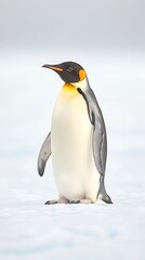 Fototapeta premium King Penguin Antarctica for ice, wildlife.
